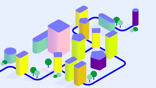 Illustration showing how data, automation, AI and digital tools connect within a workflow.
